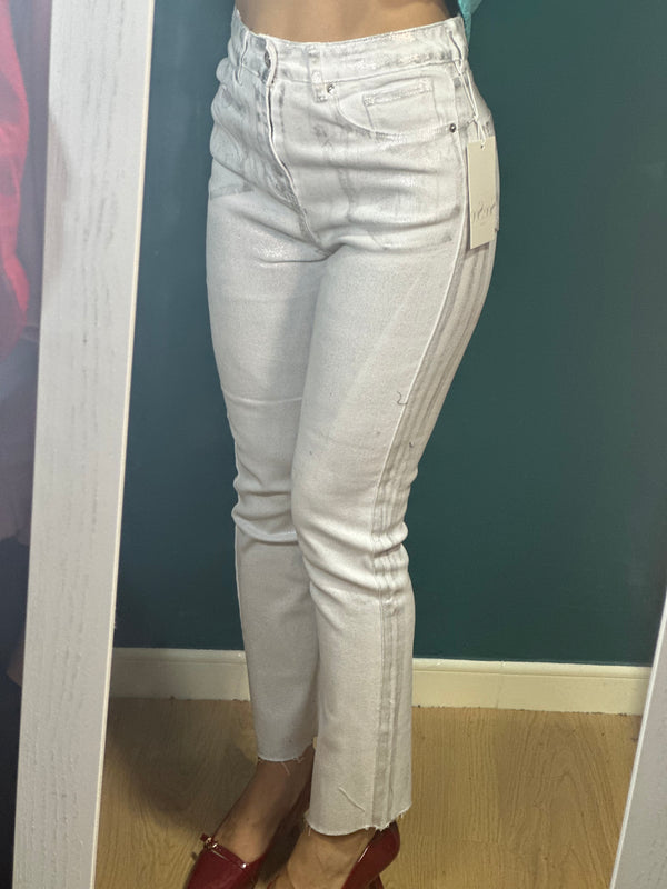 Denim argento