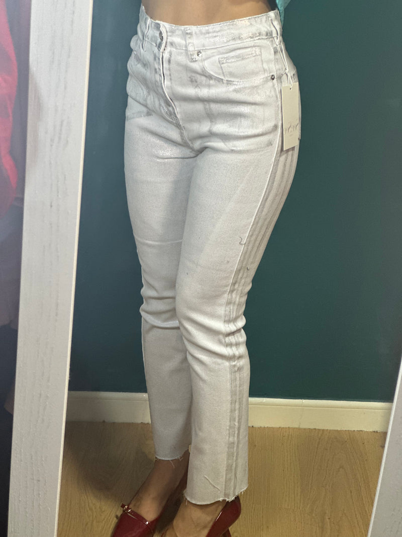 Denim argento
