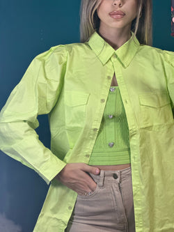 Camicia Cargo Lime